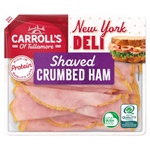 Carrolls New York Deli Shaved Crumbed Ham (90 g)